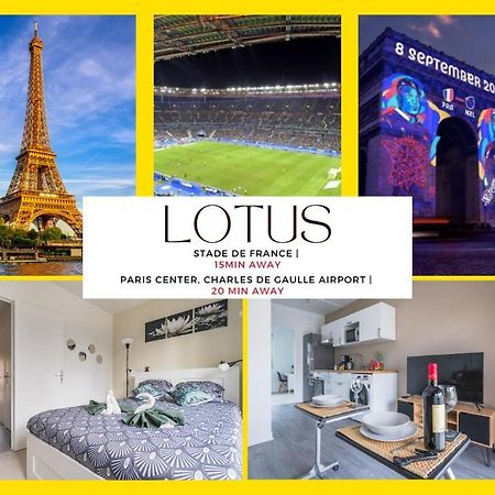 Le Lotus - Self Checkin - 20Min From Paris - Free Parking Around Lejlighed Drancy Eksteriør billede