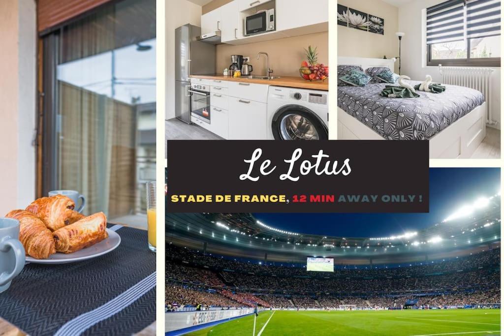 Le Lotus - Self Checkin - 20Min From Paris - Free Parking Around Lejlighed Drancy Eksteriør billede