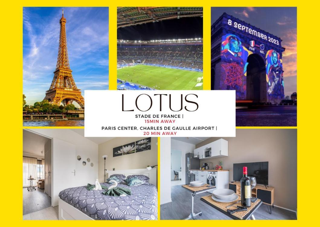 Le Lotus - Self Checkin - 20Min From Paris - Free Parking Around Lejlighed Drancy Eksteriør billede